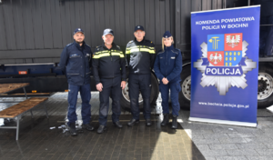 Bocheńscy i holenderscy policjanci